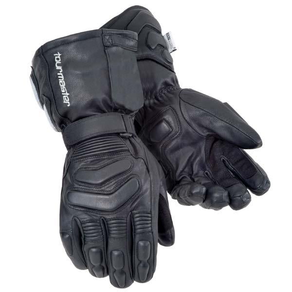 Tourmaster Synergy 2.0 Electrically Heated Leather Gloves Black