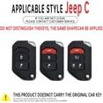 thumbnail image 2 of Compatible Key Fob Cover for Jeep Grand Cherokee Dodge Charger Challenger Durango Journey Dart Chrysler 300 Key Case Holder Protector Metal Keychain, 2 of 7