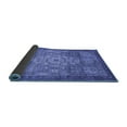 thumbnail image 2 of Ahgly Company Indoor Rectangle Abstract Blue Modern Area Rugs, 4' x 6', 2 of 4