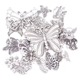 thumbnail image 2 of perfeclan 2xButterfly Charms Pendant Vintage Small Antique Decorative Metal for Cosplay Costume DIY Scrapbook Decoration Key Chains Craft Projects , , 4 4 Pcs, 2 of 7