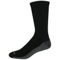 thumbnail image 3 of Dickies Men's Dri-Tech Crew Socks, 12 pack- Black/White Ext size 12-15, 3 of 7