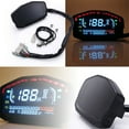 thumbnail image 4 of Riwesomey Velocímetro digital LCD para motocicleta, tacómetro, temperatura del agua, indicador de combustible, kilometrajeVelocímetro digital Accesorios para motos, 4 of 6