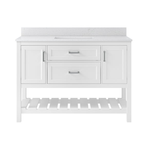 Craft   Main Lsvt4922d-Qcv Lawson 48" Free Standing Single Basin Vanity Set - White