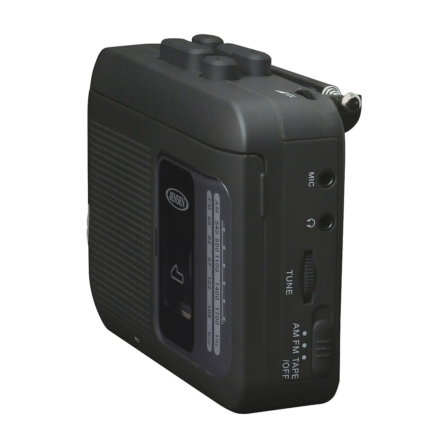 Jensen MCR-75 Personal Cassette Player/Recorder with AM/FM Radio
