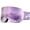 Cherry Pink, variant on Unisex Ski Goggles, Dual Anti-Fog UV Protection Lenses, Snow Goggles for Snowboarding & Snowmobiling, White Matte, Cherry Pink Lens
