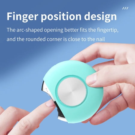 Safe Electric Nail Clipper for Babies, Seniors & Adults, 2-in-1 Automatic Nail Trimmer & File with Mess-Free Debris Catcher