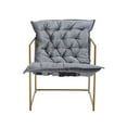 thumbnail image 5 of Velvet Living Room Chair, Modern Accent Chair with Golden Metal Frame, Upholstered Lounge Chair with Comfortable Cushioned Seat for Bedroom, 250LBS Weight Capacity, Gray, 5 of 7