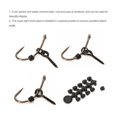 thumbnail image 3 of Sonducket 20 piezas gancho tapón cebo accesorios de pesca cambio giratorio aparejo rodante tornillo resistente accesorios deportivos Pescar Anillo Circular 001, 3 of 6