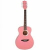 Luna Aurora Borealis 3/4 Guitar - Pink