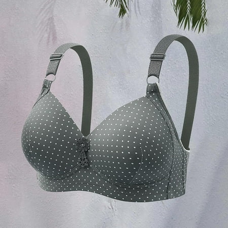 Pavied Minimizer Bras Bralettes for Women Feelingirl Bra High Support Bras For Women Adjustable Strap Full Coverage Up Bras Comfortable No Underwire Wireless Bras Seamless Bras Womens Bras Gray S