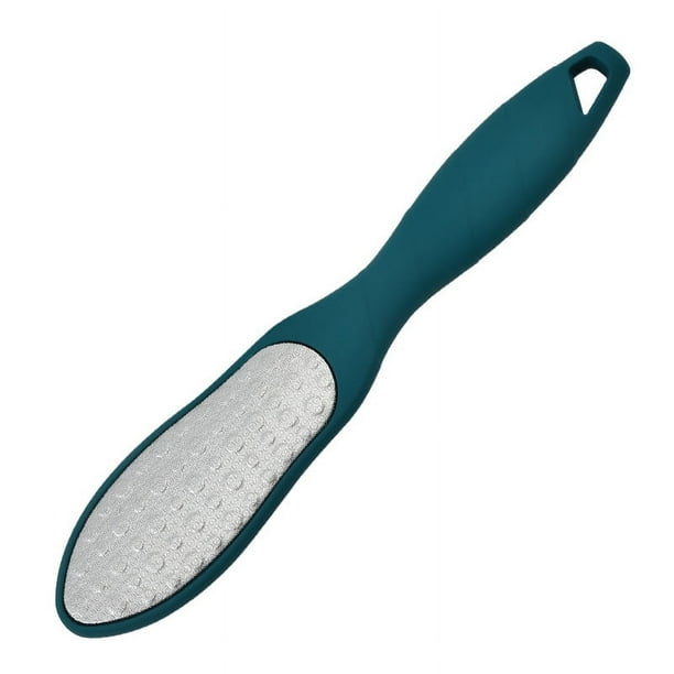 Lima para pies de acero inoxidable de doble cara, piedra para pulir pies, para eliminar piel muerta, piel vieja, máquina para pulir pies, tabla para frotar pies