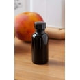 thumbnail image 3 of Black Glass Luxury Boston Round Bottle with Black Phenolic Cap (12 Pack), 3 of 6