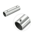 thumbnail image 3 of Uxcell 2-Way 100mm L 304 Stainless Steel Rail Pipe Fitting Brushed for 25mm/1" OD, 3 of 5