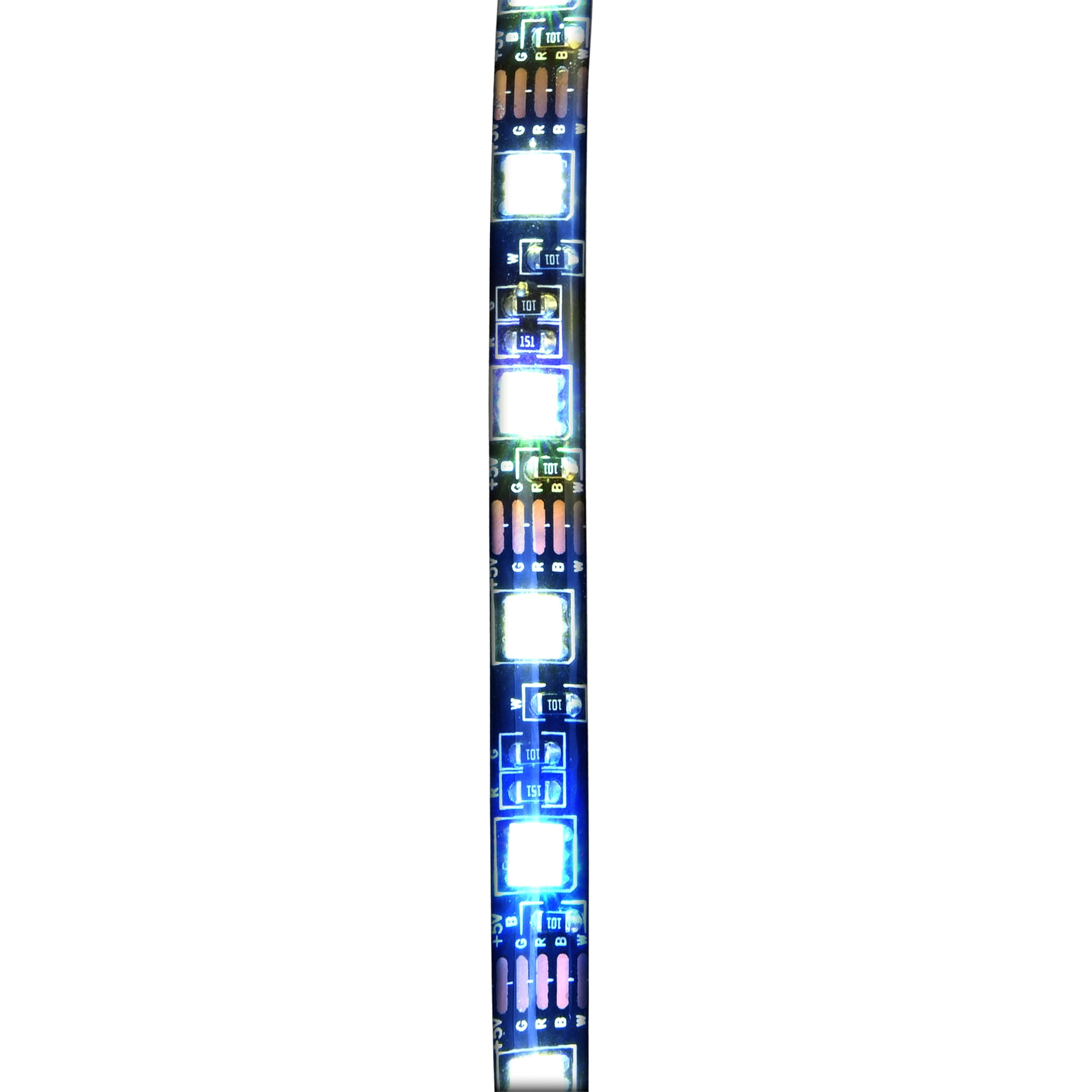 6-Pack Monster 6.5 ft Multi-Color / White Indoor LED Light Strip