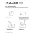 thumbnail image 6 of Safavieh Santorini Naila Shag Scandinavian Geometric Power Loomed Multicolor Runner Rug, 2' x 8', 6 of 8