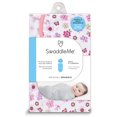 SwaddleMe Original Swaddle, 1Pack, Flutter Flowers, Small