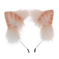 thumbnail image 1 of Hecho a mano jengibre gato lobo zorro orejas animal lindo tocado Halloween Navidad Adepaton BST2000425-4, 1 of 5