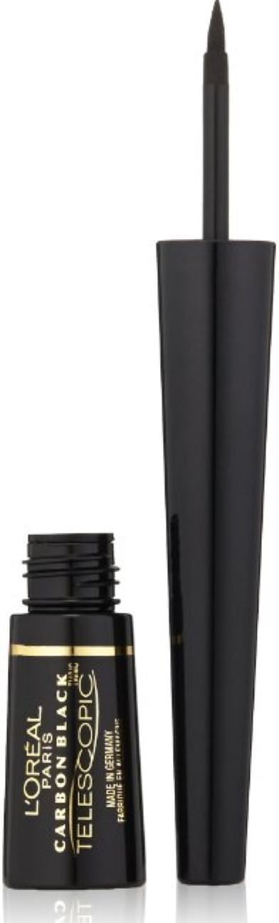 L'Oreal Telescopic Precision Liquid Eyeliner, Carbon Black [835] 0.08 oz