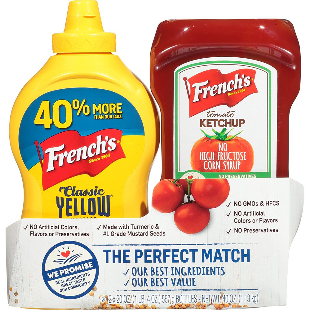 Frenchs The Perfect Match Bundle Classic Yellow Mustard & Tomato