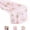 Pink, variant on 8pc-Elegant Sheer Mesh Table Runner with Delicate Floral Embroidery, Mint Green, Soft Drape, Home and Party Decoration