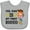 AC-Heather Grey, variant on Inktastic Yes, This is My First Rodeo- Cowgirl in Hat and Boots Girls Baby Bib