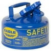 Eagle Mfg 258-UI-10-SY Yellow Galvanized Steel Self-Closing 1 gal. Safety Can
