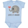 thumbnail image 3 of Inktastic Loved by Memaw Grandchild Boys or Girls Baby Bodysuit, 3 of 5