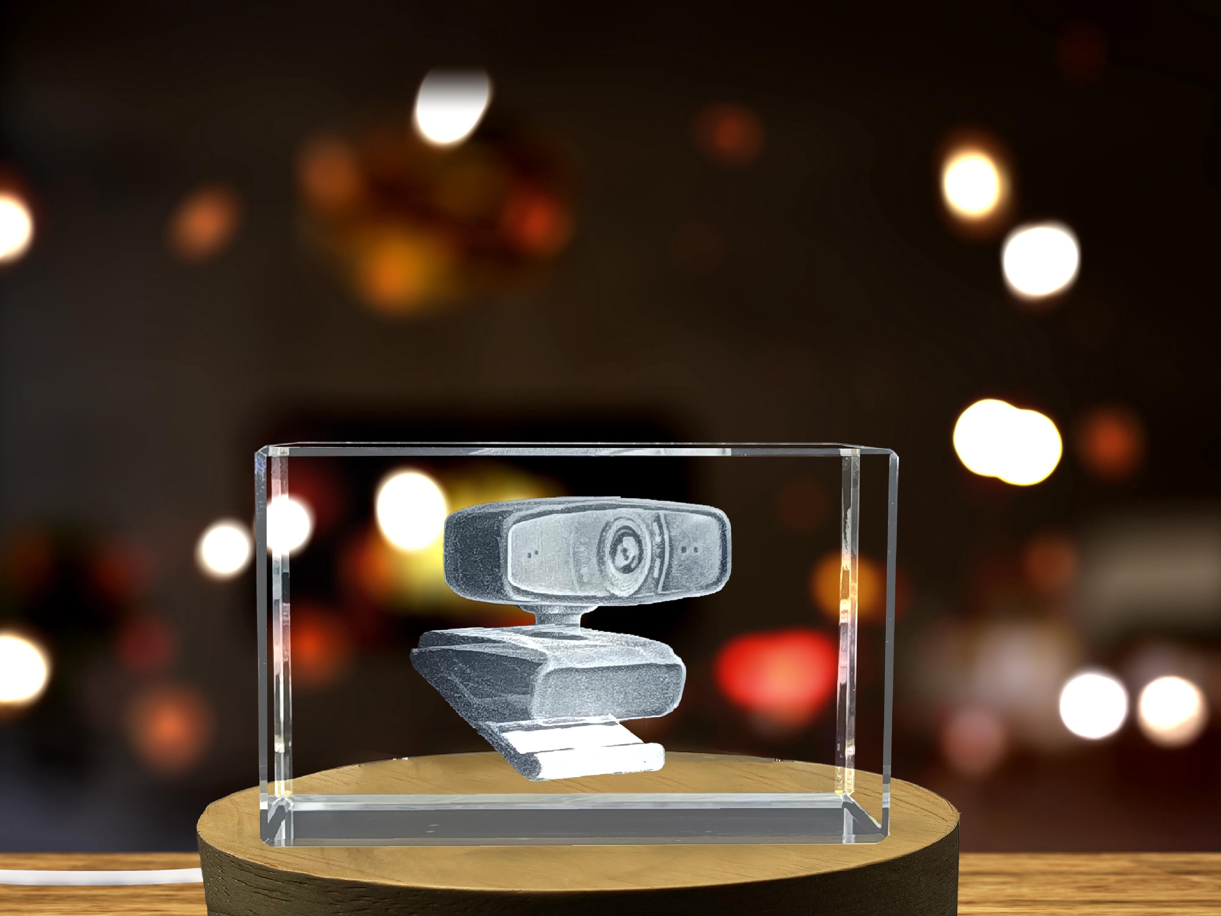Webcam | Technology Collection 3D Engraved Crystal