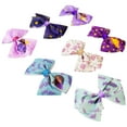 thumbnail image 6 of Disney Wish Kids Hair Bows - Hair Accessories Set - 7 Pcs 4 Inch Bow Bundle - Hair Bows for Girls - Different print on each clip - Alligator Clip - Ages 3+, 6 of 7