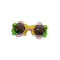 thumbnail image 2 of Faithtur Enfants Lunettes de Soleil avec Soleil Fleur Forme Transparente Couleur Gelée, 2 of 7