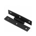 thumbnail image 6 of Renovators Supply Black H Cabinet Hinges 3" Wrought Iron Kitchen Cabinet Hinge with Hardware, 6 of 7