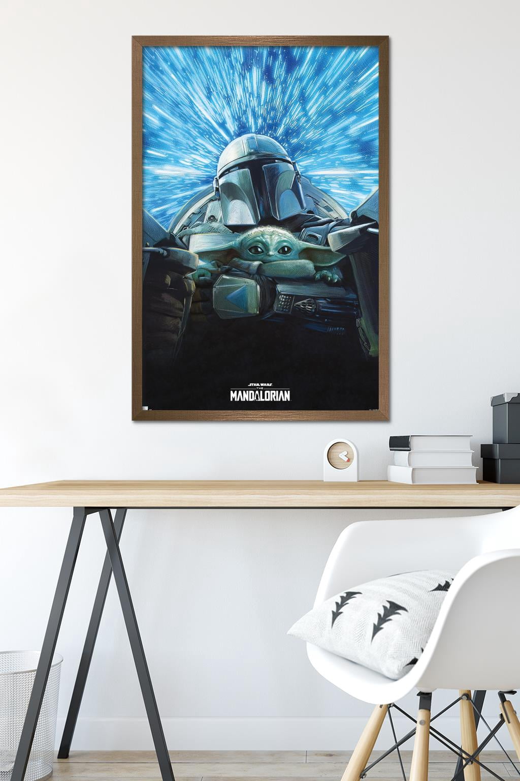 Star Wars: The Mandalorian Season 3 - Lightspeed Wall Poster, 22.375" x 34" Framed