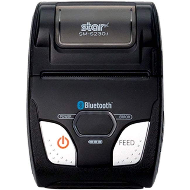 Star Micronics SM-S230I Portable Barcode Printer, Bluetooth & USB