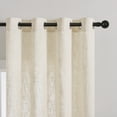 thumbnail image 3 of PHOENIGON Polyester Linen Textured Light Filtering Semi-Sheer Grommet Light weight Curtain Pair(Set of 2), 3 of 12