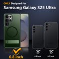 thumbnail image 2 of Funda magnética SPIDERCASE para Samsung Galaxy S25 Ultra Green, 2 of 7
