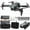 Black-57, variant on AuroraX Drone with Optical Flow & Gps Wifi and Dual Camera Fpv 1080p Hd Hover Drones with One Key Take Off/Land 3 Speed Modes 3d Flips Altitude Hold Quadcopter Toy Gift for Adults and Boys Girls