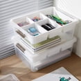thumbnail image 4 of Plastic Storage Box with Removable Tray Craft Organizers and Storage Clear Storage Container for Organizing Bead  Tool  Sewing  Playdoh, 4 of 9