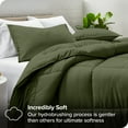 thumbnail image 2 of Bare Home Goose Down Alternative Comforter Set - 3 Piece Set - King/Cal King, Cypress, 2 of 7