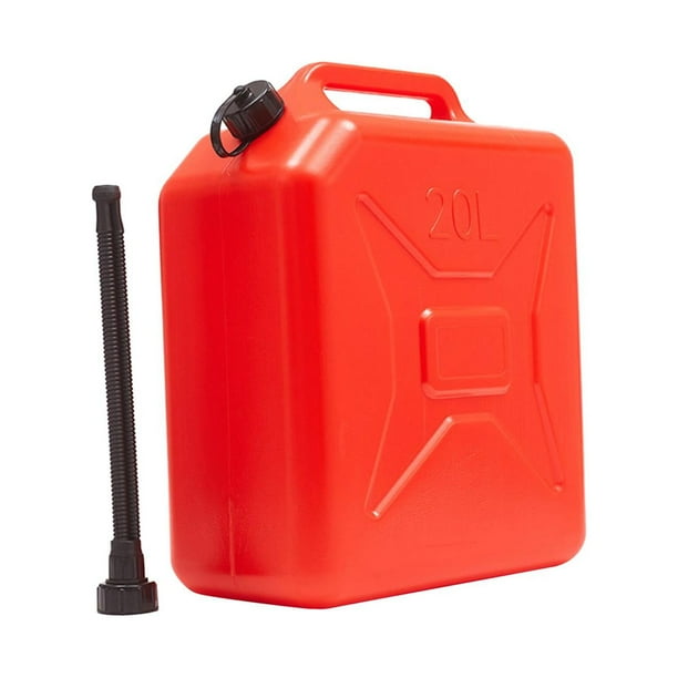 Contenedor de combustible Tanques de gasolina HDPE Bidón de gasolina para motocicleta Cubo portátil Jarra de agua 20L