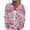 03Camouflage, variant on Hueook Chunky Cardigan Sweaters for Women Women Fashion Printed Blouse Long Sleeve Sweatshirt Pockets Hoodied Khaki 3X