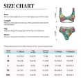 thumbnail image 4 of Kdxio Pineapple Print Women's 2 Piece High Waisted Wrap Spaghetti Strap Summer Swimsuit Bikini Set-, 4 of 7