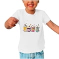 thumbnail image 2 of Virmaxy Happy Easter T Shirt for Toddler Baby Boys Girls 2024 Easter Day Gift for Toddler Boy Girl Kids Boys Girls Fashion Cute Short Sleeve Crew Summer Tee White-A 7Y, 2 of 3