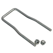 Northern Tool Spare Tire Carrier, 7/16in U-Bolts, Fits 3 in. Trailer Tongue, Includes Bolts and Nuts