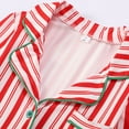 thumbnail image 6 of Vividxx Matching Family Pajamas Kids Christmas Stripe Printed Pajamas Set Home Clothes Long Sleeve Top Trousers 2 Piece Set For Child Boys Girls 4T, 6 of 8