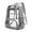 Grey, variant on Transparent Clear School Backpack, Clear Bag Tote Bag,Water-Resistant , Shoulder Travel, Reinforced Shoulder Straps