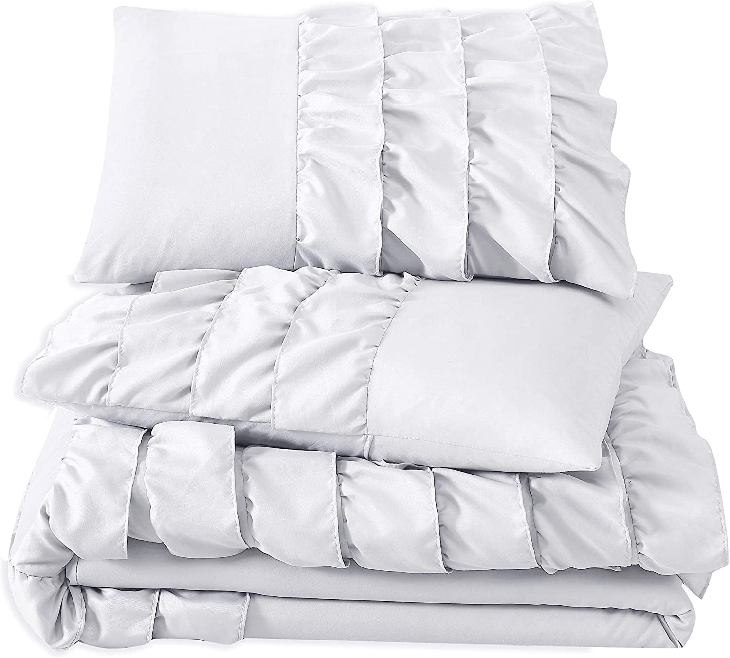 Chezmoi Collection Set Piumino Queen 3 Pezzi Micromink Sherpa Reversibile – Cioccolato