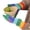 Green finger, variant on Winter Gloves with Rainbow Color Adult Knit Warm Gloves for Outdoor Cycling