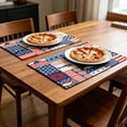 thumbnail image 6 of American Independence Day Placemats Set of 1, Patriotic 4th of July Table Mats, Washable Polyester Table Decor for Dining & Party, Stars and Stripes Themed Tablecloth, 6 of 6
