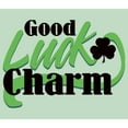 thumbnail image 2 of Girl's Lost Gods St. Patrick's Day Good Luck Charm  Graphic Tee Mint X Small, 2 of 4