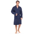 thumbnail image 2 of SKYLINEWEARS Men’s Robe Terry Cotton Bathrobe Shawl Collar Shower Bath Robes Kimono Sweat Steaming Clothes, 2 of 6